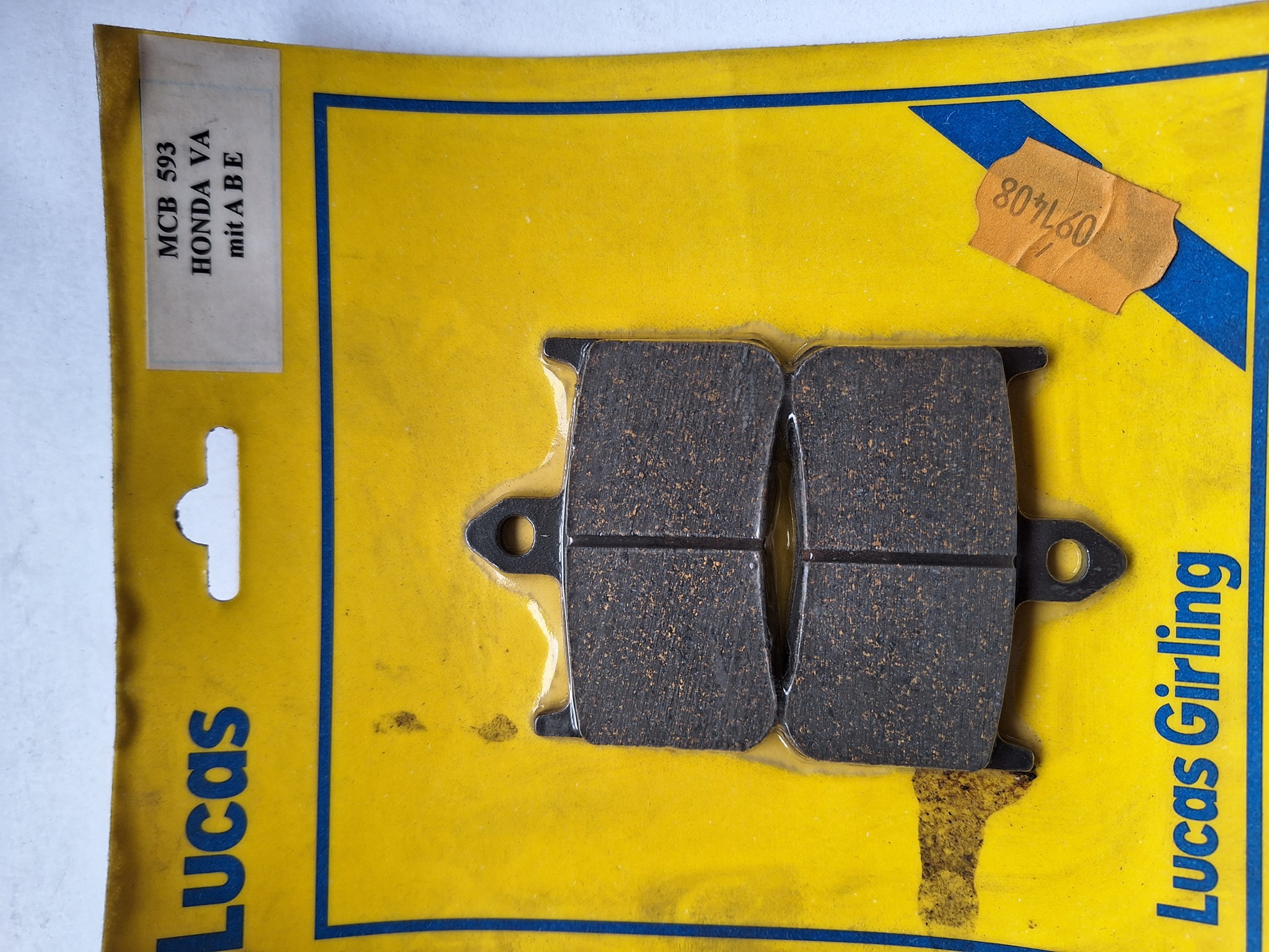 Picture of Lucas TRW  BREMSBELÄGE VO MCB 593 